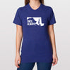 Maryland MD Once. Always. Tri Blend Track T-Shirt - Unisex Tee Shirts Size XS S M L XL xxL 0022