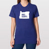 Oregon OR Once. Always. Tri Blend Track T-Shirt - Unisex Tee Shirts Size XS S M L XL xxL 0022