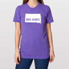South Dakota SD Once. Always. Tri Blend Track T-Shirt - Unisex Tee Shirts Size XS S M L XL xxL 0022
