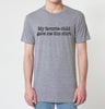 My favorite child gave me this shirt. American Apparel Tri Blend Track T-Shirt - Unisex Tee Shirts Size S M L XL xxL