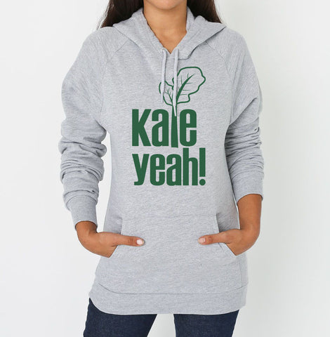 Kale Yeah! American Apparel Pullover Hoodie - Unisex Size XS S M L XL 2XL 0020