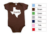 Texas 'Made.' Cotton One Piece Bodysuit - Infant Girl and Boy
