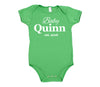 Personalized Baby Name Cotton Baby One Piece Bodysuit - Infant Girl and Boy