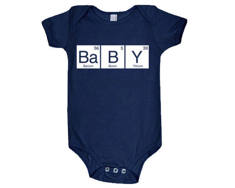 Baby Periodic Table Cotton Baby One Piece Bodysuit - Infant Girl and Boy 0025